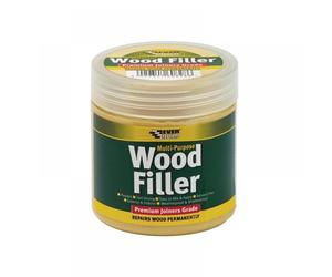 Everbuild Sika 480464 Multipurpose Premium Joiners Grade Wood Filler Mahogany 250Ml