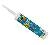 Everbuild Sika 484839 500 Bath & Sanitary Silicone Sealant Ivory 290Ml
