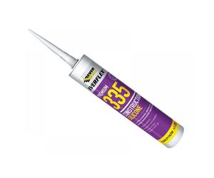 Everbuild Sika 486139 Everflex® 335 Construction Silicone Grey 295Ml