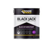 Everbuild Sika 486938 Black Jack® 901 Black Bitumen Paint 2.5 Litre