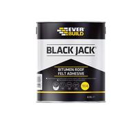 Everbuild Sika 486993 Black Jack® 904 Bitumen Roof Felt Adhesive 2.5 Litre