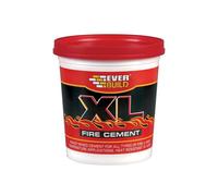 Everbuild - XL Fire Cement - Ready Mixed - Resistant to Temperatures Up to 1250˚C - Buff - 5kg