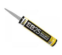 Everbuild EB25 The Ultimate Sealant and Adhesive Cartridge - Hybrid Polymer Adhesive - Waterproof and Weatherproof - Anthracite - 300ml