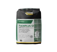 Everbuild 711 TileSet Flexiplus Tile Adhesive White 20kg EVBTS711WE20