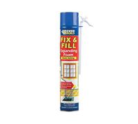 Everbuild Sika Fix & Fill Expanding Foam Filler 750ml in Blue | Size: 1000mm x 1000mm Everbuild Sika Blue 1000mm x 1000mm