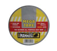 Everbuild Sika Mega All Purpose Duct Tape - 50mm Silver For Home And Industry Use