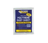 Everbuild Sika Polythene Dust Sheet 3.6 X 2.7m - Multi Colour