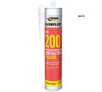 Everbuild 200 Contractors Lma Silicone White C3 Tube