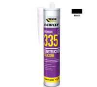 Everbuild 335 Construction Silicone Low Mod Black C3 Tube