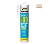 Everbuild 500SAND 500 Bath and Sanitary Silicone Sandstone C3