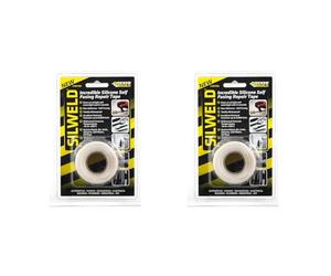 Everbuild Silweld Silicone Self Fusing Repair Tape, Black, 3 m (Pack of 2)