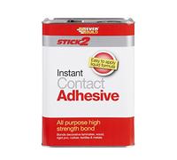 Everbuild Contact Adhesive Stick2 - All-Purpose, Rubber-Based, Interior/Exterior - 5 Litre