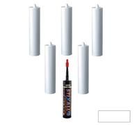 Everbuild Stixall Sealant And Adhesive White 300Ml Size Pack Of 6
