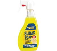 Everbuild Sugar Soap Ready to Use Spray - Removes Grease, Grime and Nicotine Stains - Powerful Formula - 500 ml