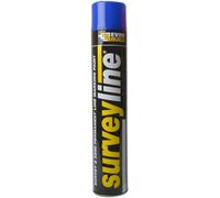 Everbuild Surveyline 700Ml - Blue ( Water) Spray Applied Marking Paint
