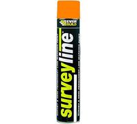 Everbuild ORANGE Surveyline Semi-Permanent Survey Road Paint, 700 ml