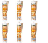 Everbuild Timber And Laminate Sealant, Oak, 300Ml (Pack Of 6)