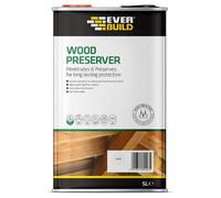 Everbuild Wood Preserver - Interior And Exterior Use - Low Odour - Quick Drying