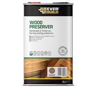 Everbuild LJDO05-EBD Quick Drying, Long Lasting, Wood Preserver, Dark Oak, 5 Litre