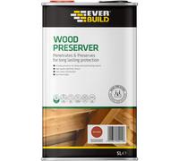 Everbuild Wood Preserver Red Ceda 5 litre