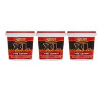Everbuild Xl Fire Cement, Buff, 1 Kg (Pack Of 3)