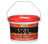 Everbuild XL Fire Cement - Ready Mixed - Resistant to Temperatures Up to 1250˚C - Buff - 2kg