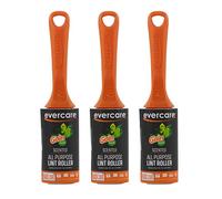 Evercare Gain Scented All-Purpose Lint Rollers, Orange, Pack of 3 (150 Sheets Total)
