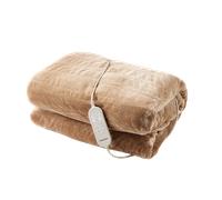 EverCosy Large Fleece Electric Heated Throw - Mocha