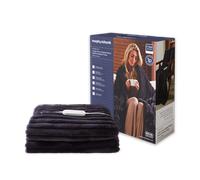 Morphy Richards HeatFlux Bedside Ceramic Fan Heater with Remote Control, 15m2, 24hr Timer, Compact, Quiet, Lightweight, Low Energy Consumption, 3 Settings, LED Touch Panel, 1.5W, Black, 825050