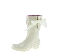 Evercreatures Short Wellies - Ladies Bridal Wedding - White - Size 8