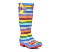 Evercreatures Womens Wellington Boots 10RBW04 Rainbow 4 UK, 37 EU Regular
