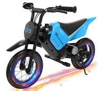 EVERCROSS Kids Electric Motorcycle EV05M, 150W Ride On-Motorcycle, 8/16 km/h Speed Mode,10KM Long Range Moto Cross,12'' Pneumatic Tire Off-Road Motor-cycle for Ages 3-12 Children
