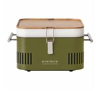 Everdure HBCUBEKGB Portable Charcoal Barbeque Khaki