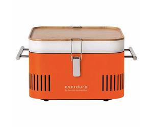Everdure HBCUBEOGB Portable Charcoal Barbeque Orange