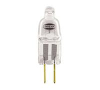 2 Pack Eveready G4 20W 12V Halogen Capsule Light Bulbs, Dimmable Lamps, 240 Lumen, 3 Years Life, Clear Finish