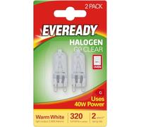 Eveready Halogen G9 Capsule 320Lm 40W 2800K (Warm White) Light Bulb - Pack Of 2
