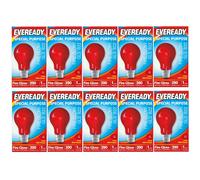 EVEREADY 40W B22 FIREGLOW GLS - PACK OF 10