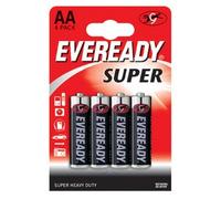 Eveready 620464 Super AA Batteries 4 Pack
