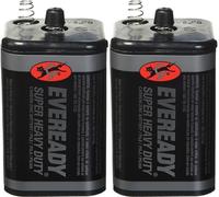EVEREADY 6V Battery, Super Heavy Duty 6 Volt Battery, 2 Count
