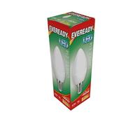 Eveready Opal LED Candle Bulb 6W (=40W) Small Edison Screw (SES) Warm White 3000K