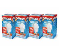 Eveready B22 LED Light Bulbs - Pack of 4 | 100W Equivalent Bayonet Cap Bulbs | Day Light 6500K, 1521 Lumens | Bright Energy Efficient Lighting