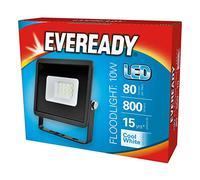Eveready Black 10w LED Floodlight - Cool White / 4000k (S13944)