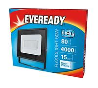 Eveready Black 50w LED Floodlight - Cool White / 4000k (S13947)