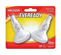 Eveready ECO Halogen Reflector R39 20W (25w Equivalent) E14 Cap Light Bulb, Pack of 2, 25 W