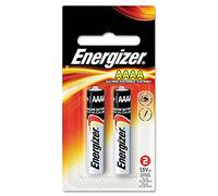 Eveready Energizer Alkaline Batteries Size Aaaa 1.5 V Blister Pack 2
