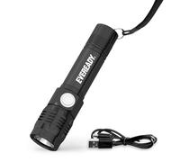 EVEREADY Energizer Rechargeable LED Super Bright Torch, Light Weight | Flashlight for Outdoor Lights, Ideal for Emergencies & Camping. Water and Impact Resistant, Micro USB Charging Cable Included