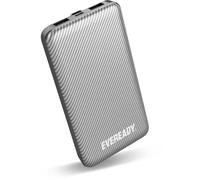EVEREADY External Battery 10000 mAh + USB-A/Micro-USB Cable - External Battery Phone - Silver