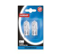 Eveready G9 Bl2 25W Ule Bulb (Pack Of 2) Clear (25W)