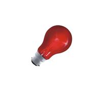 Eveready GLS Fire Glow Bulb - Red - Bayonet Cap B22 - 60w (Pack of 10)