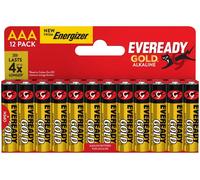 Eveready Gold AAA Alkaline Batteries - Pack of 12